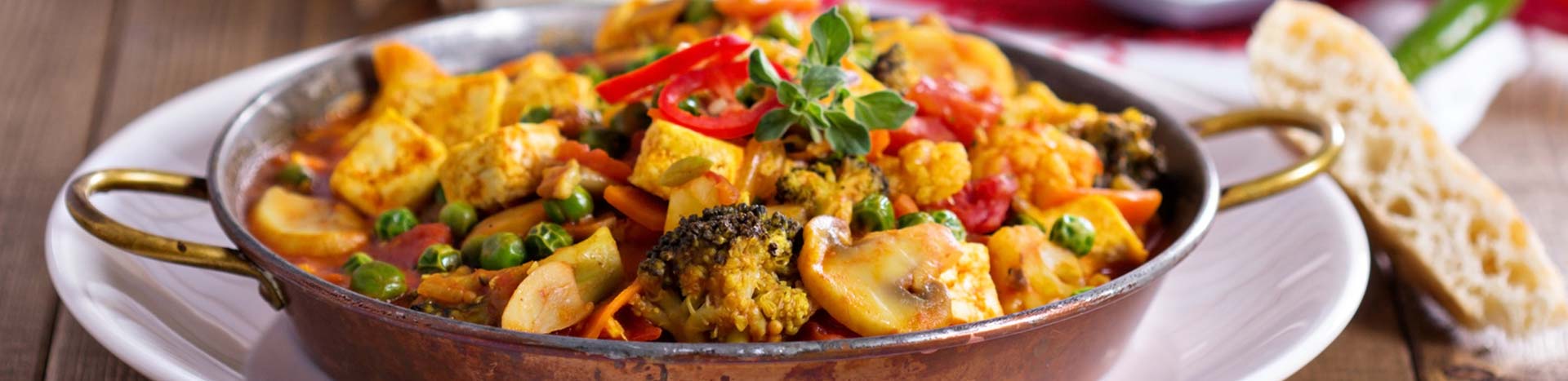 Indische vegetarische Gerichte